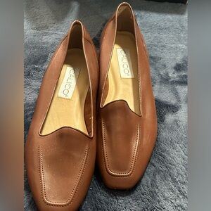 Women's Brown Leather Loafers•NWOT